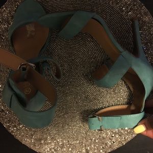 Beautiful Egg Shell Blue Heels